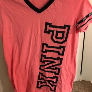 Victoria Secret Pink V-neck T-Shirt